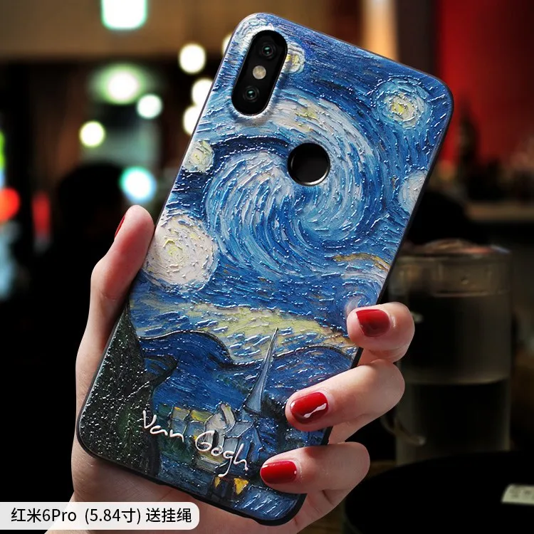 Винтажный рельефный чехол для Xiaomi Redmi note 5 6 Pro A2 lite | Мобильные телефоны и