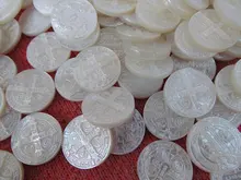 12pcs 22 30mm Genuine MOP Shell ,Pearl Shell Virgin Mary cross round coin Cameo Caved cabochons jewelry beads