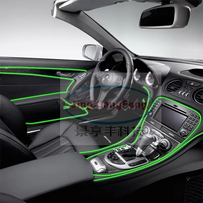 Auto Car Interior font b LED b font font b EL b font Wire Rope Tube