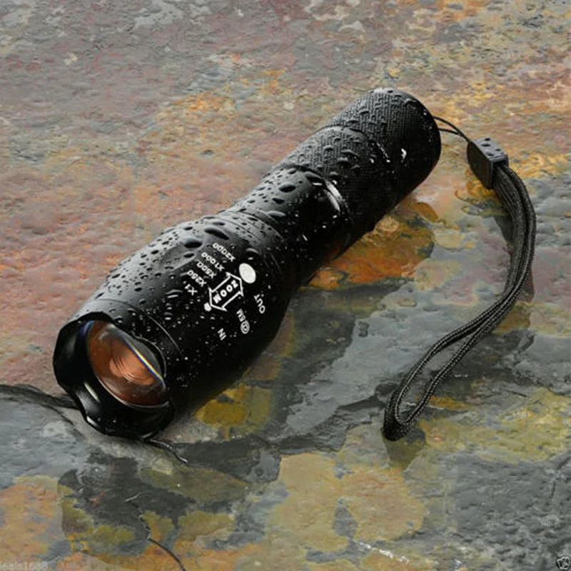 AIMIHUO Cree Xm-L T6 LED Flashlight Zoomable 5 Mode LED Torch Waterproof Flashlight Lamp Lanterna For Rechargeable 18650 Battery (7)