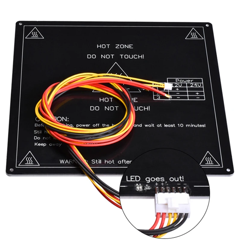3D طابعة الألومنيوم ساخنة السرير طباعة الجدول الكلور سخان Mk3 الساخن نهاية مربع Mk3 الطباعة بنيت منصة 220X220X3 مللي متر 3D طابعة الألومنيوم ساخنة السرير طباعة الجدول الكلور سخان Mk3 الساخن نهاية مربع Mk3 الطباعة بنيت منصة 220X220X3 مللي متر
