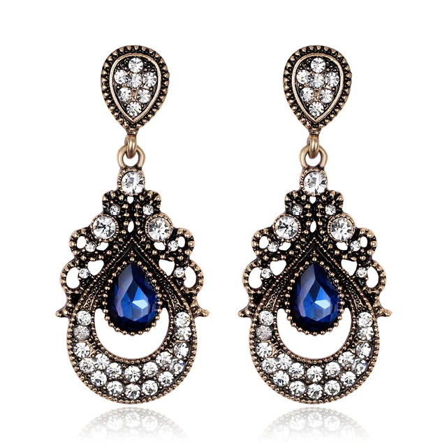 2017 Rhinestone Earrings for Women Costume Jewelry Earrings With Stones