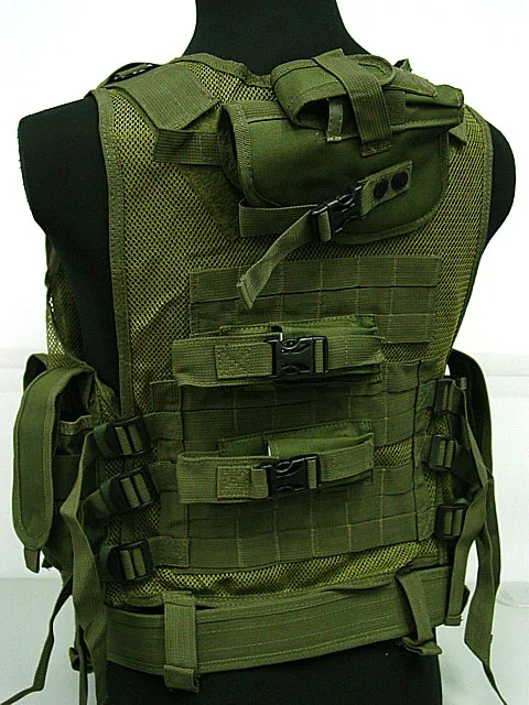 Deluxe Airsoft тактический бой сетчатый Жилет OD Digital ACU Camo BK Woodland CB MC|tactical mesh vest|vest