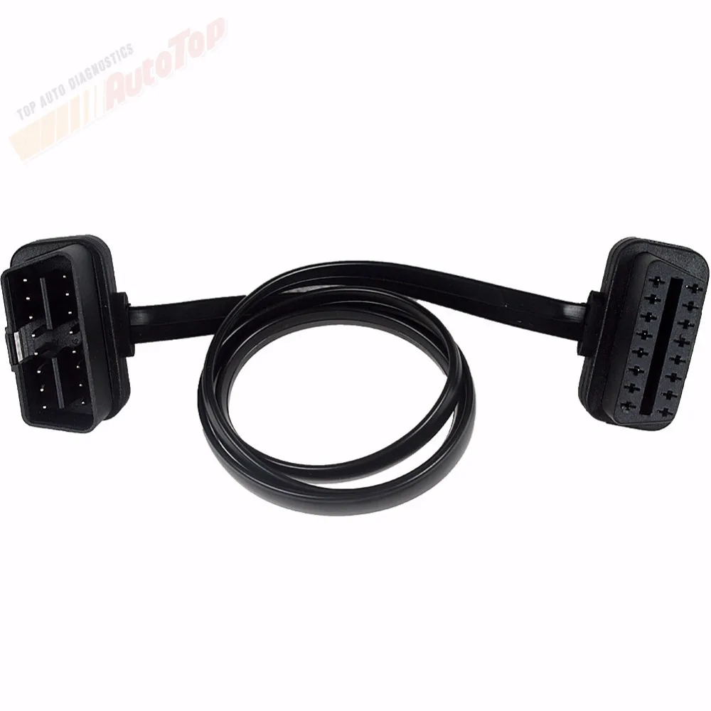 OBD2 Flat cable 16pin 1 to 1 60cm - _