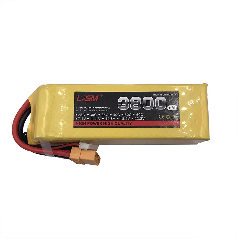 

LiPo battery RC Airplane 6S 22.2V 3800mAh 35C MAX 70C For RC Helicopter Quadrotor Car boat Truck RC 6S LiPo battery 35C#35F5
