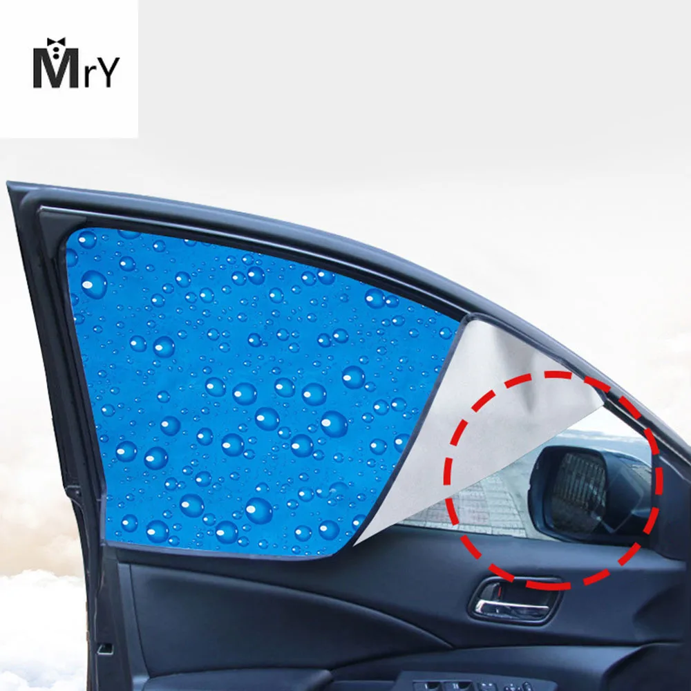 Магнитная Регулируемая Однослойная Автомобильная Солнцезащитная шторка, защита от солнца, защита от солнца, мультяшная боковая Солнцезащитная шторка