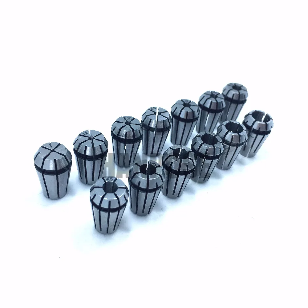 13 unids ER11 Collet chuck cnc husillo ER11 Collet de herramienta de torno titular Pinza ER11 Collet set de 1-7mm fresadora CNC de espuma herramienta 13 unids ER11 Collet chuck cnc husillo ER11 Collet de herramienta de torno titular Pinza ER11 Collet set de 1-7mm fresadora CNC de espuma herramienta