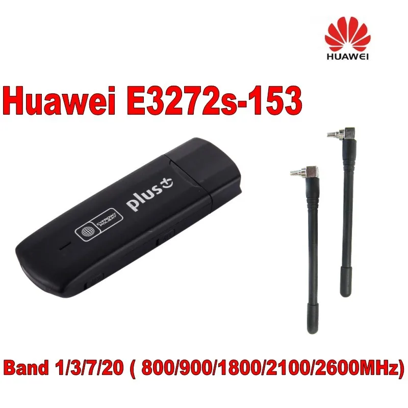 Huawei E3272s-153 LTE 4G 3G/HSPA + Новый разблокированный USB-модем с 2 антеннами | Компьютеры и