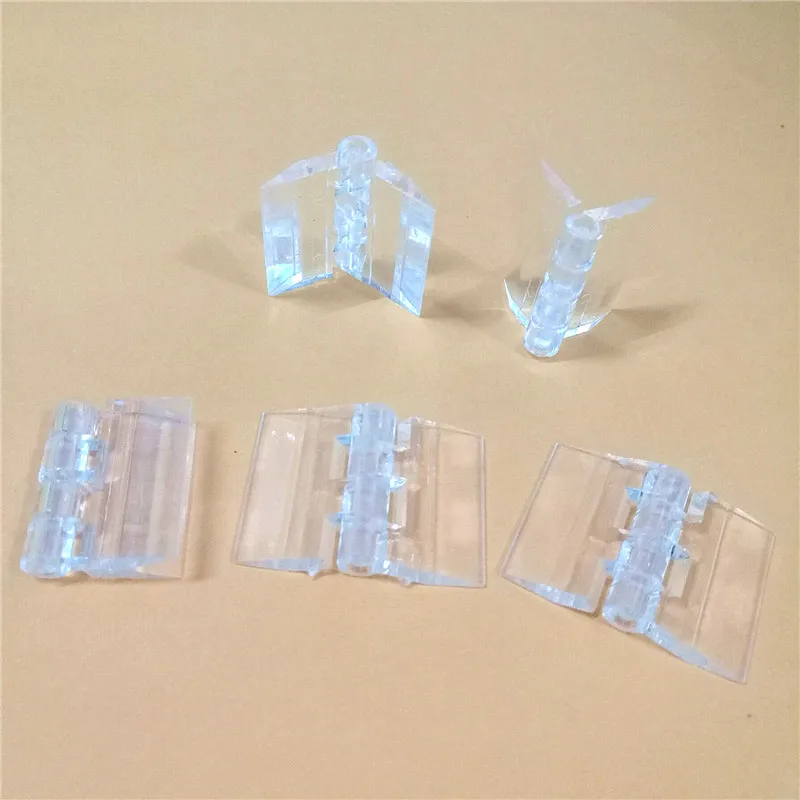 Acrylic Hinge Plexiglass Hinge Transparent Hinge H25x33mm 100pcs