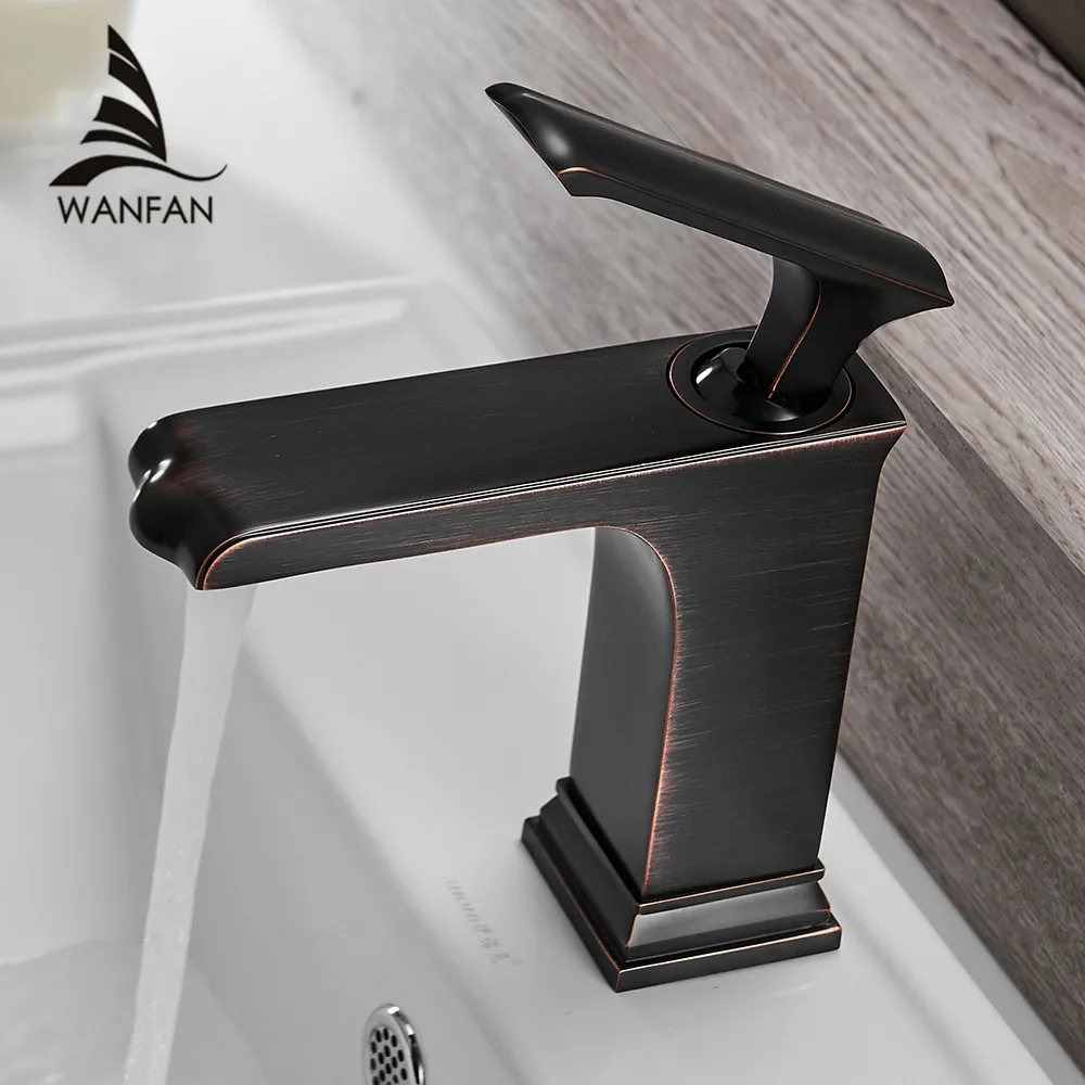 Bathroom Sink Faucet Grifo Bano Basin Faucet Retro Black Faucet Taps Single Handle Hole Bath Hot