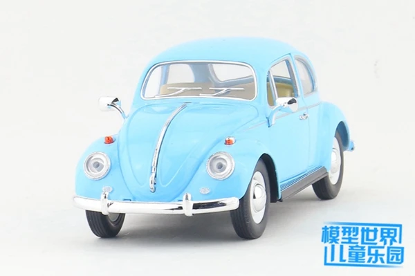 KINSMART литая металлическая модель/масштаб 1:24/1967 Volkswagen Классическая Игрушка-Жук автомобиль/подарок для детей/образовательная коллекция - Цвет: Синий