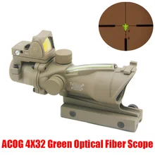 Тактическая оптическая винтовка ACOG 4X32 с источником волокна