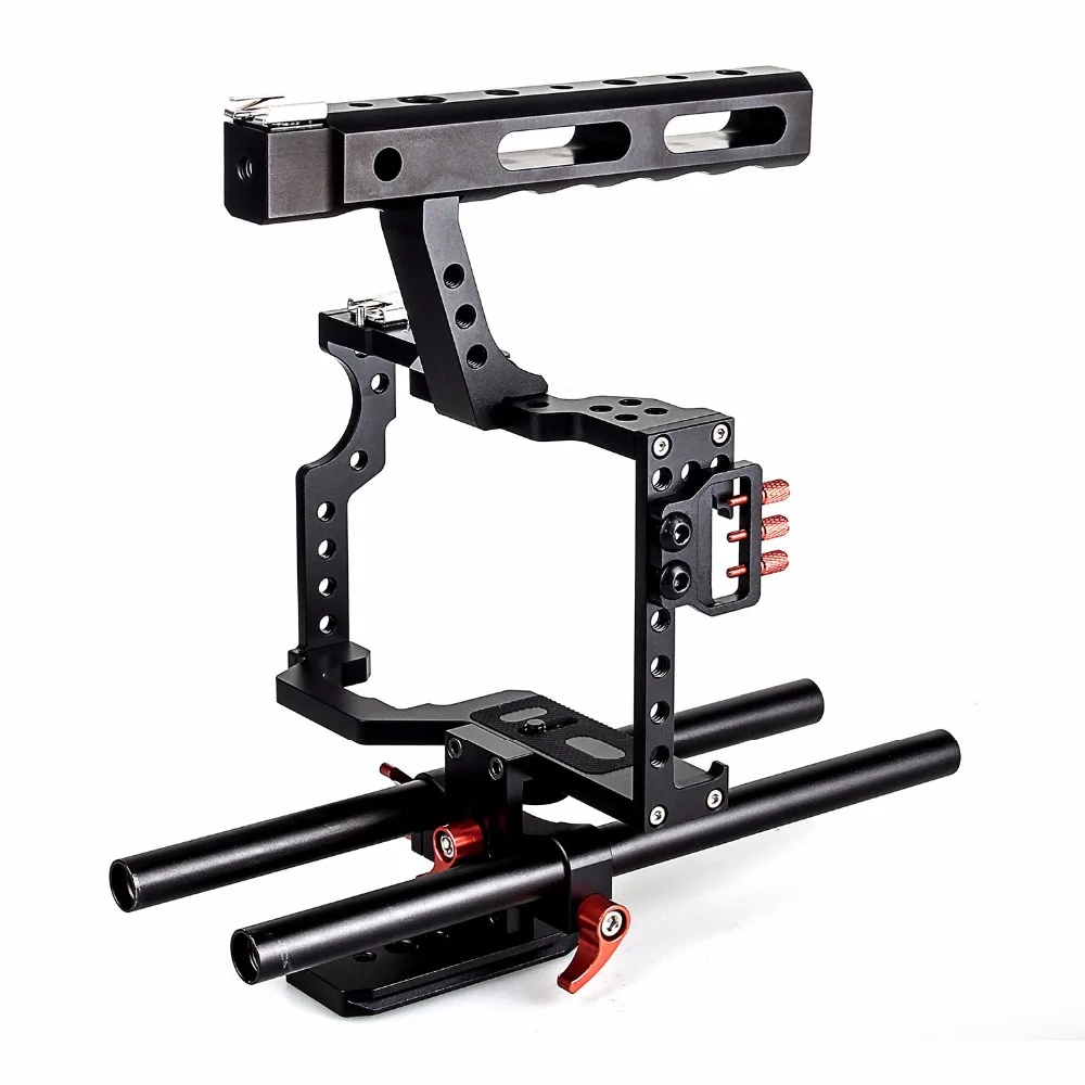 productimage-picture-commlite-cs-v5-dslr-15mm-rod-rig-camera-video-cage-kit-top-handle-grip-for-sony-a7-a7r-a7s-gh4-30136