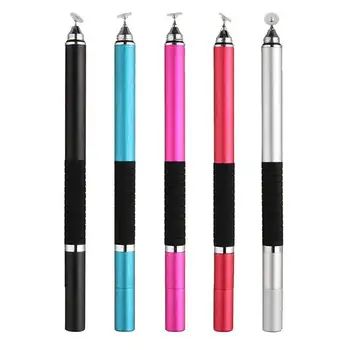 

2 in 1 Stylus Ballpen Metal Capacitive Ballpoint Pen for Touches Screen iPhone iPad Tablet GDeals