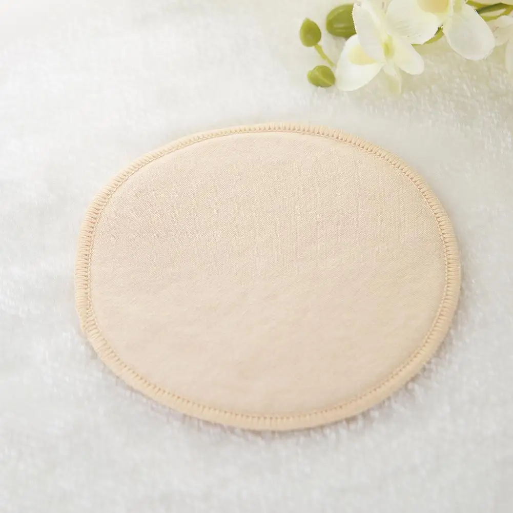 10 PCS Pure Cotton Thin Breathable Washable Reusable Anti Milk Overflow Nursing Breastfeeding Pads For Pregnant Women