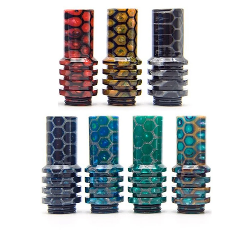 

810 Acrylic Drip Tip Long Colorful E-Cigarette Mouthpiece For RDA RBA Atomizer Vape