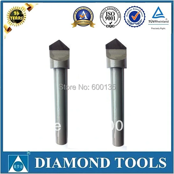 120 degree PCD carving tools for gravestone marble engraving cutter in