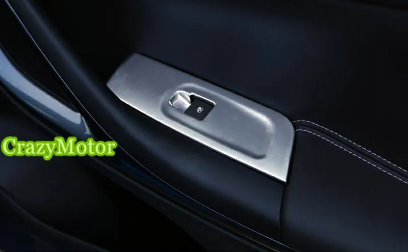 Для Opel Astra K левым ABS дверные ручки держатель Окно лифт переключатель Крышка отделка