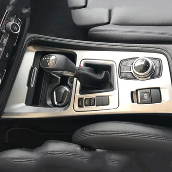 

For BMW 1 Series 2017 1PC High Quality ABS Chrome Car Gear Shift Knob Panel Frame Cover Trim Cover Trim Car Styling Accessories