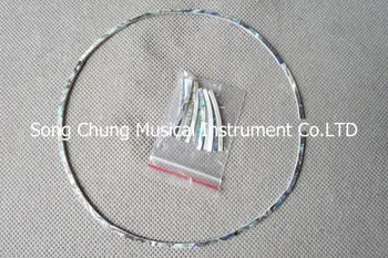 

2 Pieces Paua Shell 2mm Curved Purfling - 126 mm Inside Diameter Rosette B-17