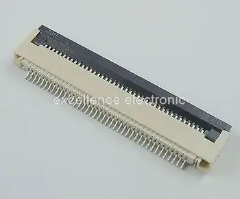 

50 Pcs FPC FFC 0.5mm Pitch 40 Pin Flip Type Ribbon Flat Connector Bottom Contact