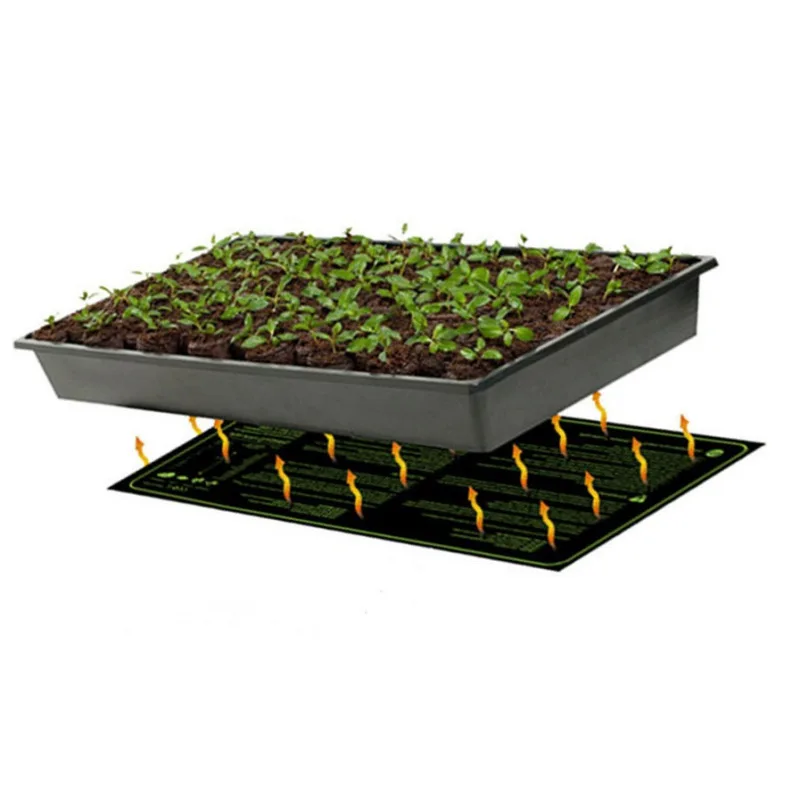 52x24 см садовый нагревательный коврик для рассады водонепроницаемый коврик для роста растений прорастание семян расширение клон пусковая грелка