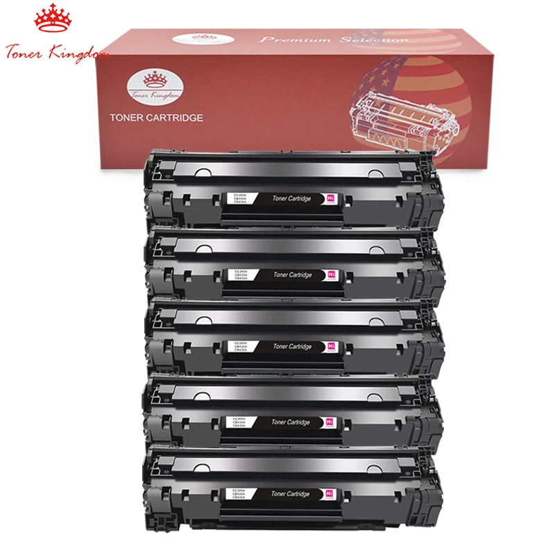 Toner Kingdom 85a 5Pack CE285A 85A 285A Compatible Cartridge for HP LaserJet Pro P1102w M1132 M1210 M1130 M1217NFW Printer | Компьютеры и