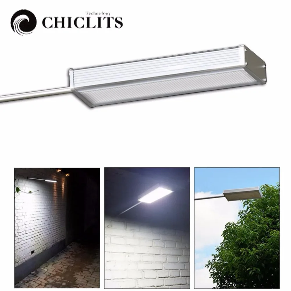 Chiclits Solar Lamp Met Radar Motion Sensor 100 W 48 LED Hoogtepunt 720LM Waterdicht Voor Tuinpad StreetLight Outdoor Verlichting