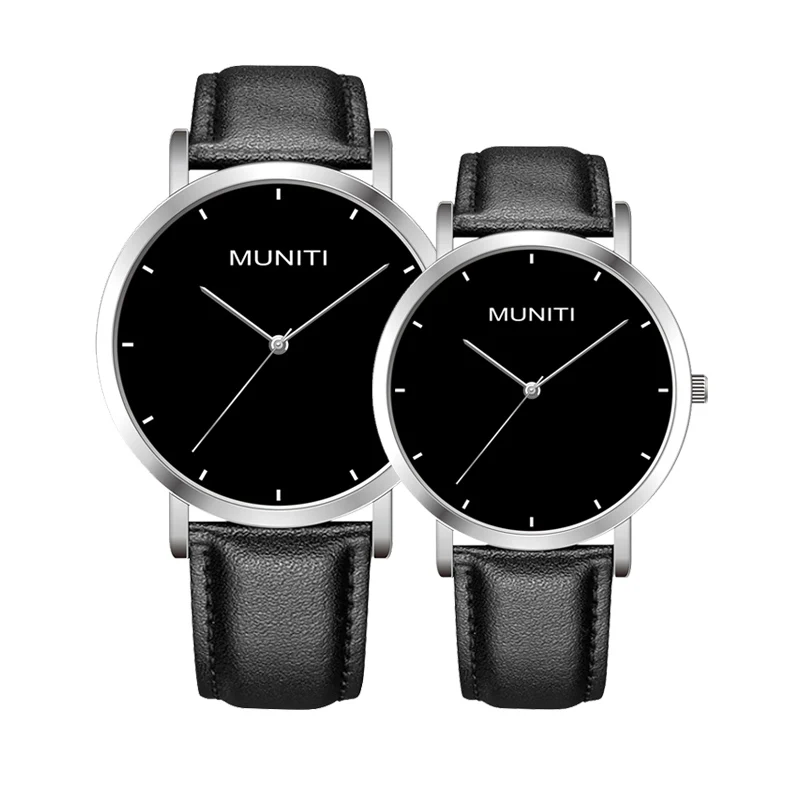 

Relogio Masculino Business Couple Watch Belt Quartz Wristwatches Casual Men's And Women's Watches Free Shipping Sale