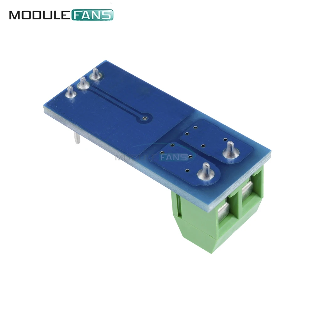 Модуль датчика тока Холла ACS712 20A модуль для Arduino ACS712ELC Pin 5V плата индикатора