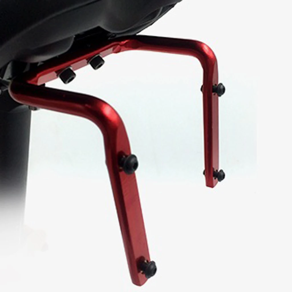 Dual Water Bottle Cage Adapter Aluminium Alloy Double Bottles Bracket Rack for Bike Bicycle Cycling Back Seat Post Saddle