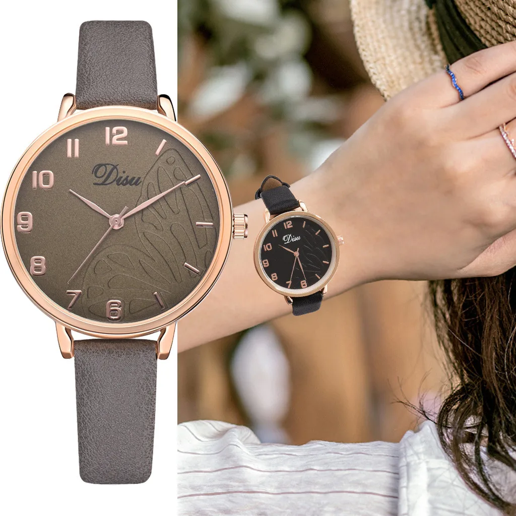 

New Arrival Women Watches Fashion Leather Bracelet Watches Sport Analog Quartz Ladies WristWatch Luxury Brand Clock Kol Saati #W