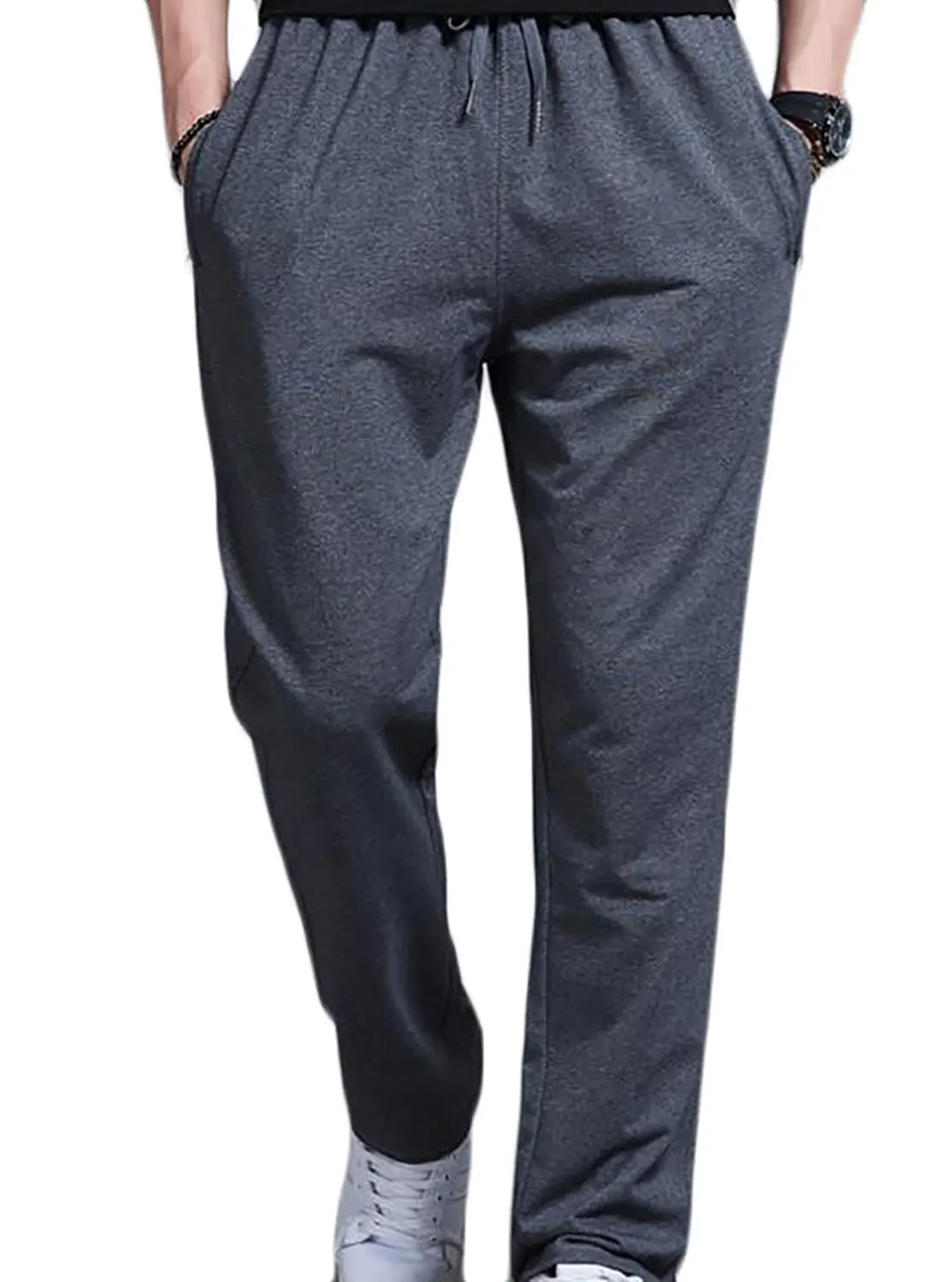 Mens Solid Drawstring Big and Tall Pants Sweatpant Tracksuit Cargo-in ...