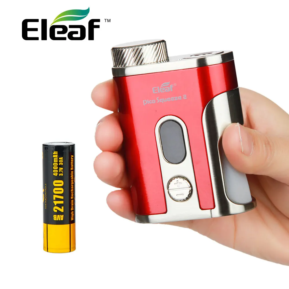 

Original Eleaf IStick Pico Squeeze 2 TC Squonk MOD wi/ 4000mAh Battery100W Max Output & 8ml Squonk Bottle Vape Mod VS Pico Dual