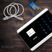 KERUI 8218G PSTN GSM Сигнализация Двойная сеть сенсорная двойное приложение Контролируемая домашняя охранная сигнализация датчик охранная сигнализация с функцией обнаружения