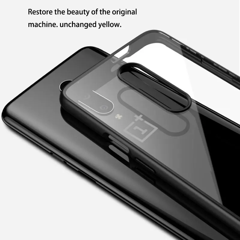 Прозрачный чехол для телефона oneplus 7 тонкий противоударный накладка 7t новый