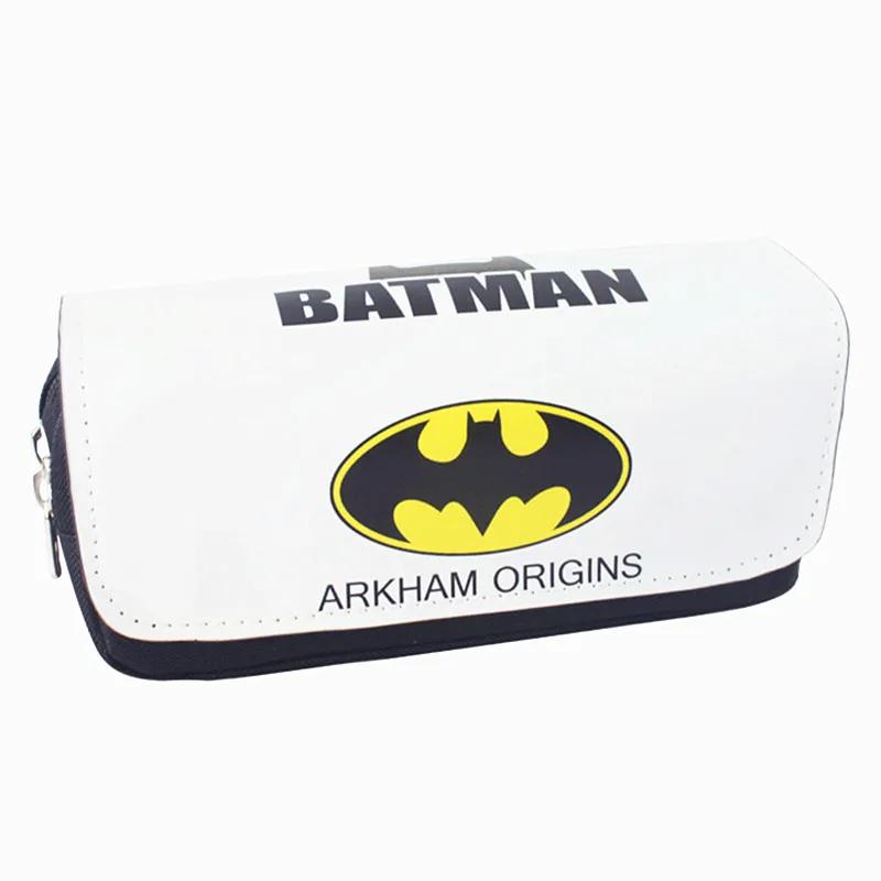 

FVIP Anime DC Batman Superman Harley Quinn Cosmetic Cases Make Up Bag Pencil Case for Students