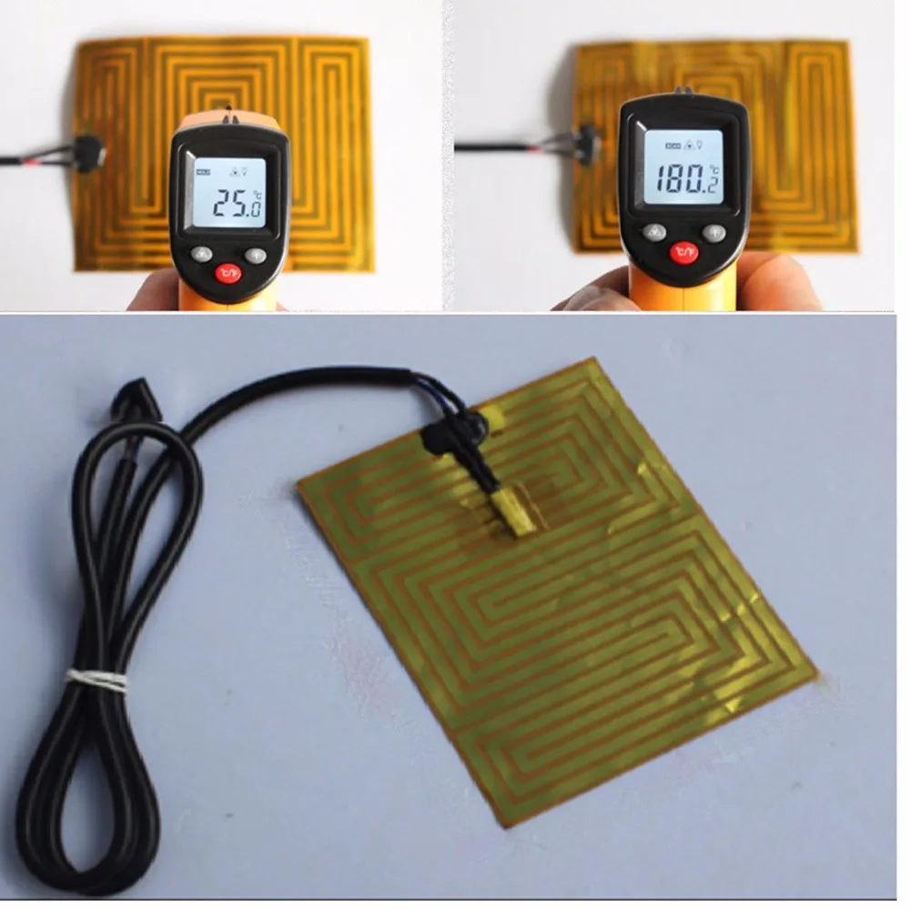 220x120mmElectric Heating Film Heating Plate for Car Fuel Tank Bottom Shell Heating Plate