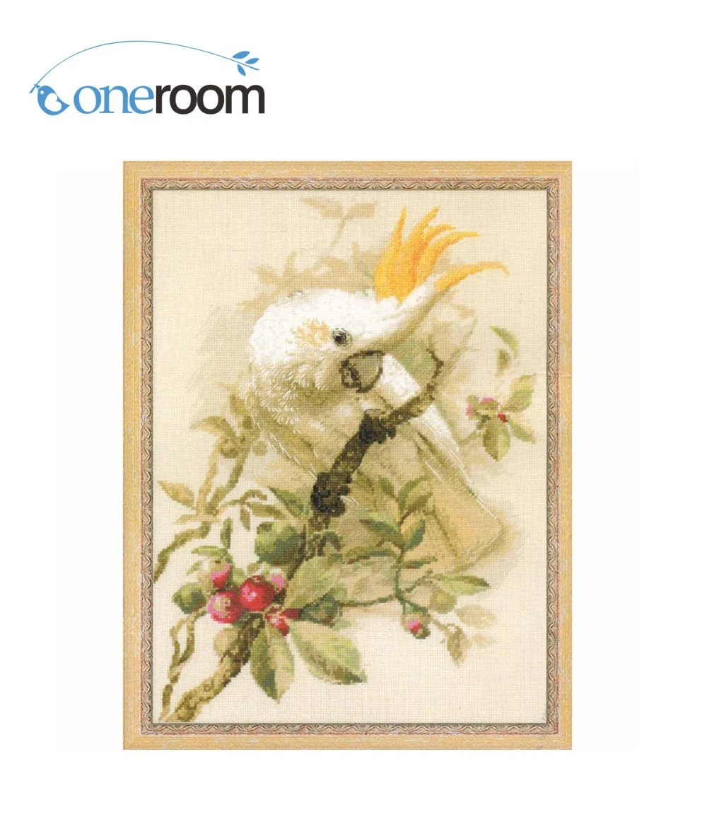 Counted Cross Stitch Kit RIOLIS 1362 /"White Cockatoo/"