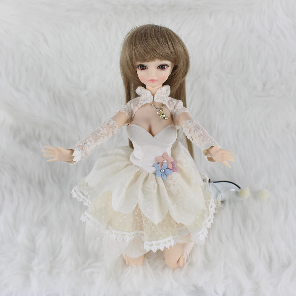 

Free shipping fortune days blyth bjd body 1/4 45cm doll gift toy Not including hair and eyes magnet in foot can stand itself