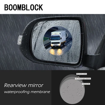 

MAGIC 2x Auto Car Rearview Mirror Anti Fog Rain Water Proof Sticker for BMW E46 E60 Ford focus 2 Kuga Mazda 3 cx-5 VW Polo Jetta