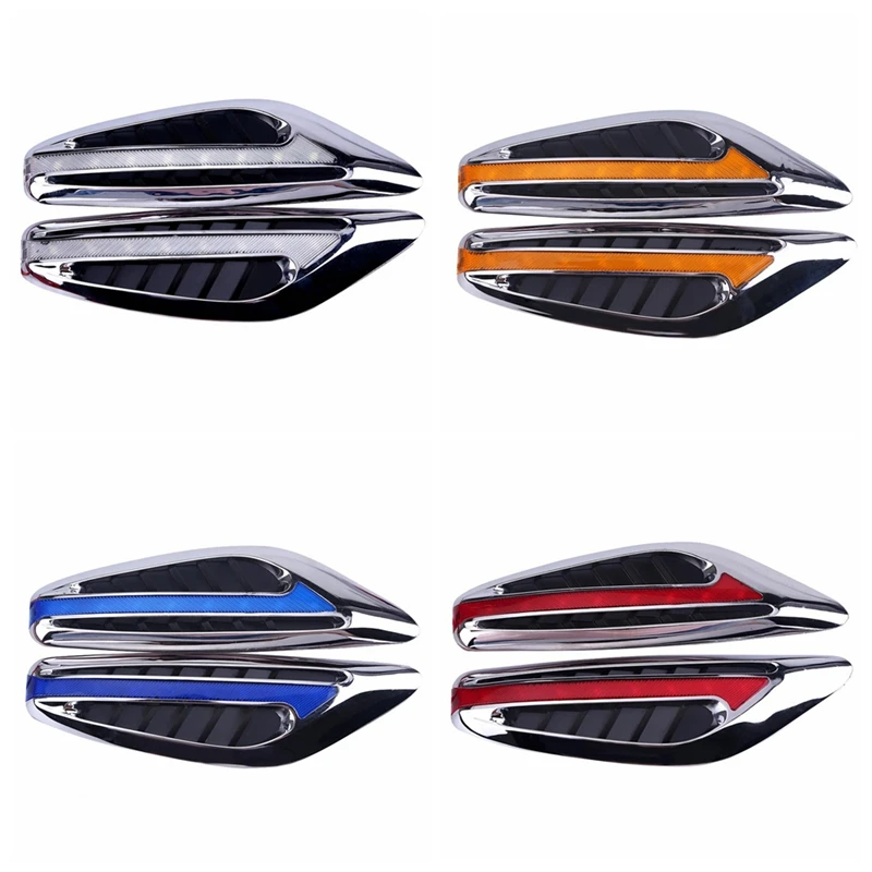 

2PCS Car Turn Signal LED Lamps Blade Steering Light Fender Side Marker Light