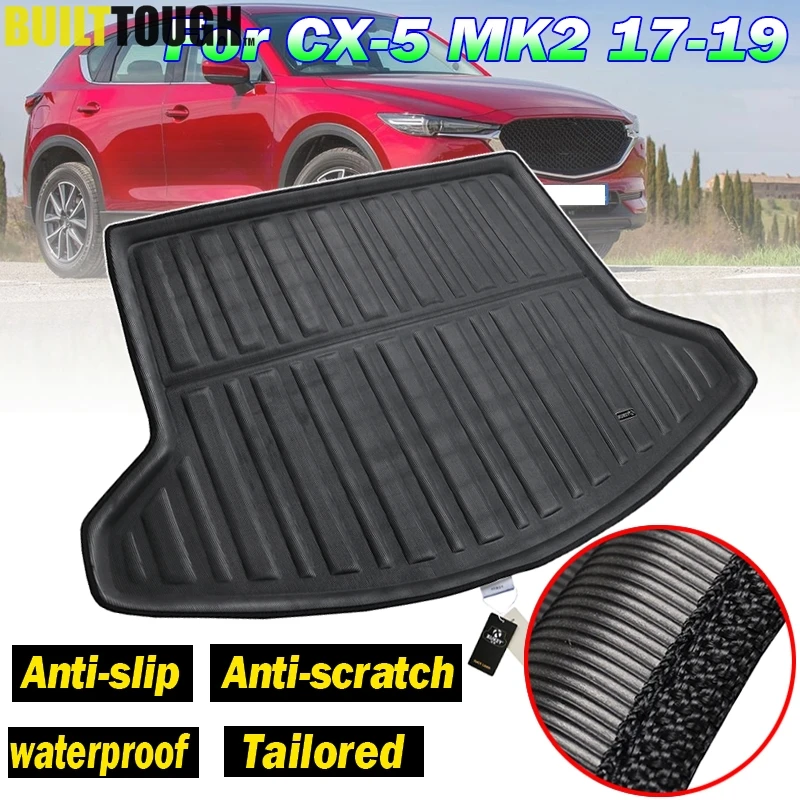 

2nd Gen For Mazda CX-5 CX5 MK2 2017 2018 2019-2022 Car Rear Boot Liner Trunk Cargo Mat Tray Floor Carpet Mud Pad Protector
