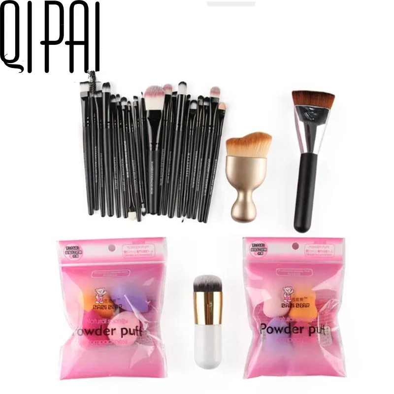 

6pcs/Kit Pro Makeup Brush Set Powder Blush Eye Shadow Foundation Blending Make Up Brush Sponge Beauty Cosmetic Tool