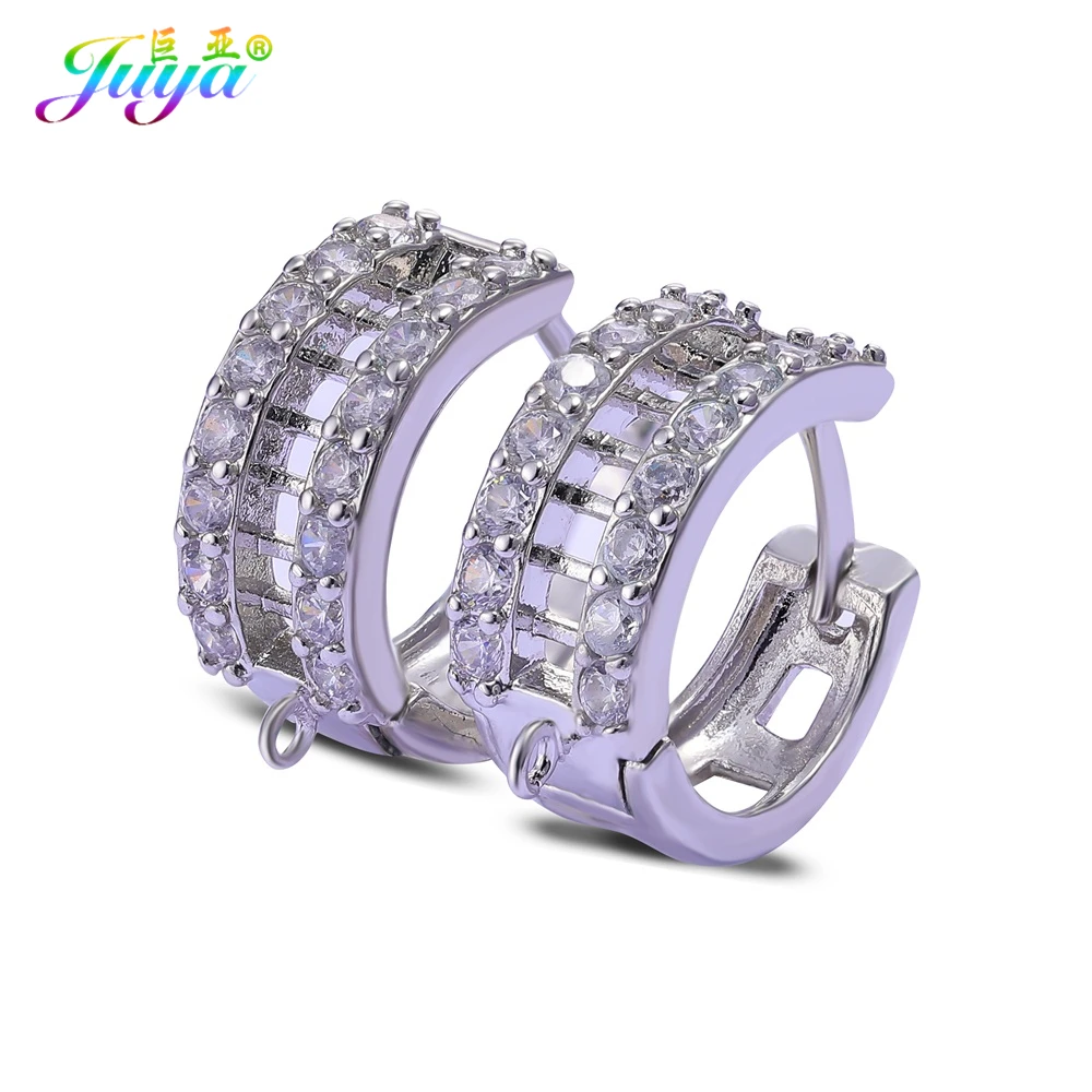 

Handmade Earring Material Gold/Silver Fastener Hook Earring Accesories For Women Fashion Pearl Tassel Hoop Dangle Earring Making