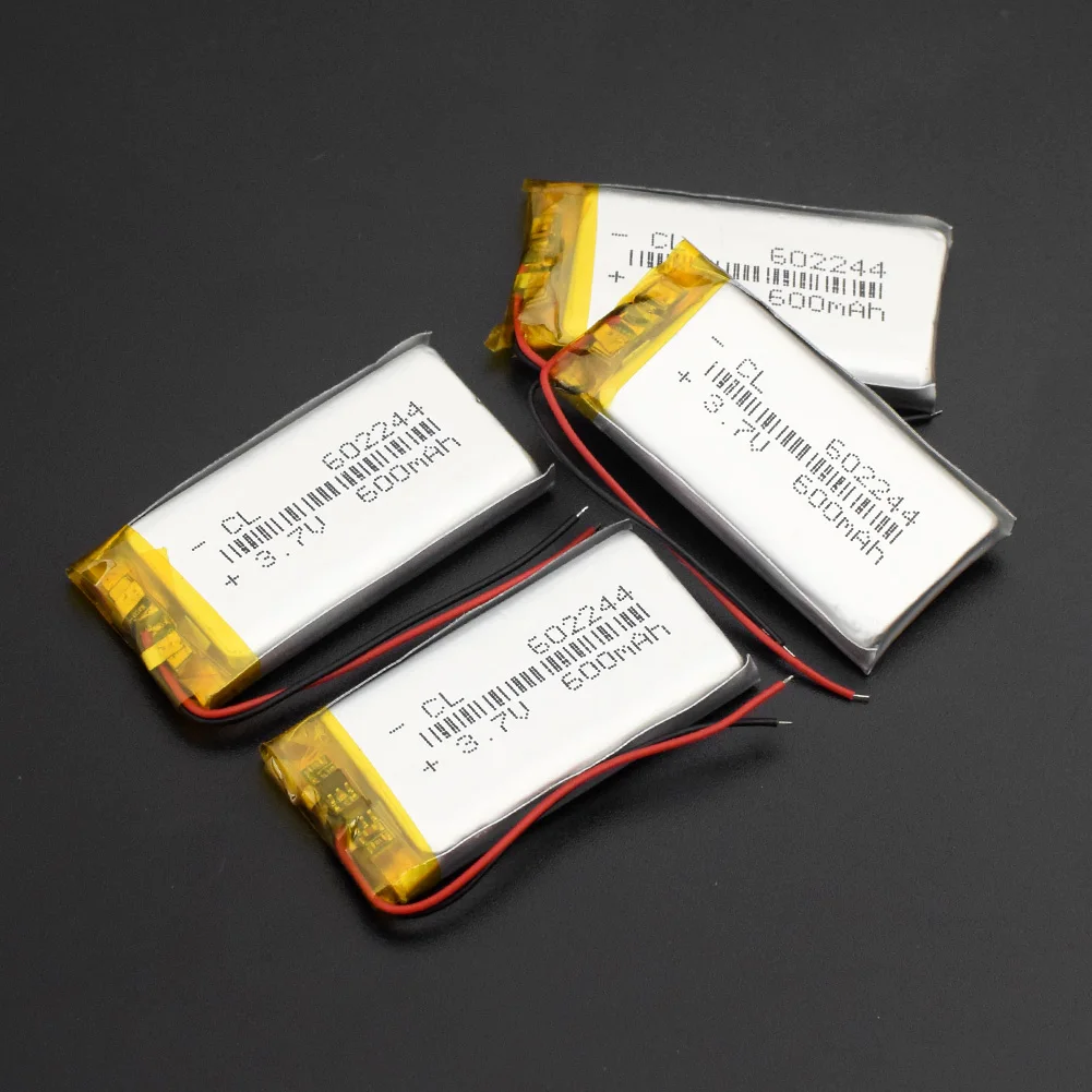 

Polymer Battery 600 mAh 3.7 V 602244 MP3 Speakers Li-ion Battery for DVR GPS MP3 MP4 Cell Phone Bluetooth Speaker Electric Toys