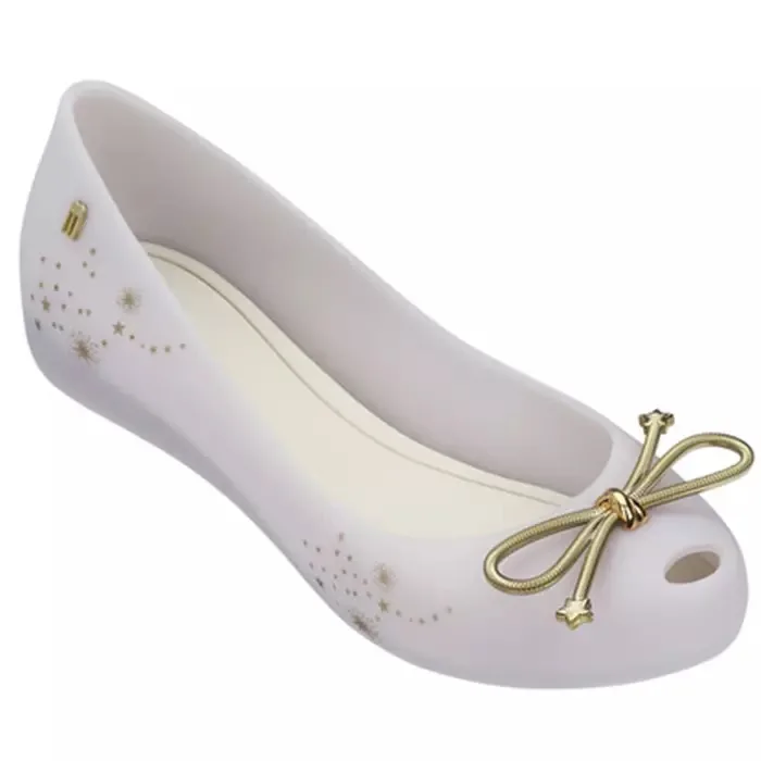 Melissa/обувь; женские босоножки; Новинка года; летние женские брендовые сандалии; дышащие женские босоножки melissa из прозрачного пластика - Цвет: Белый