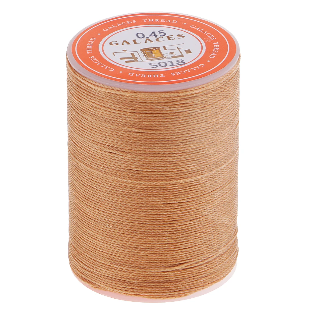 12 Colors 0.45mm Durable Leather Sewing Waxed Thread Cord For DIY Handicraft Tool Hand Stitching Thread 85 Meters