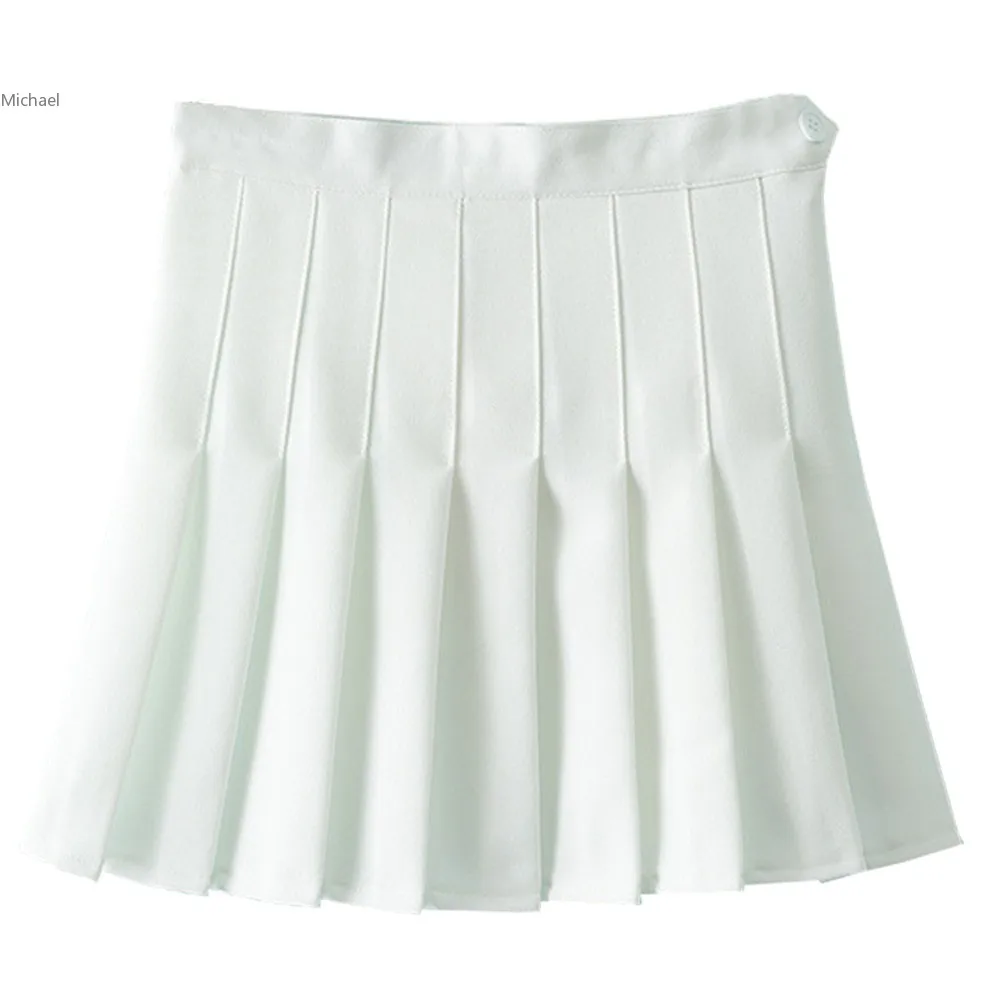 New Women Summer Skirt Casual Cute Above Knee Mini Short A Line Pleated