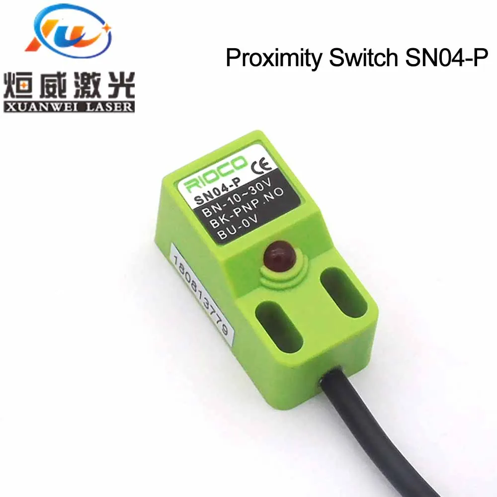 

Laser Machine Magnetic Induction Limit Switch Laser Engraving Machine Parts SN04-P Proximity Switch 10-30VDC Normally Open PNP